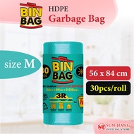 Bin Bag HDPE Garbage Bag 56x84, 30pcs/roll