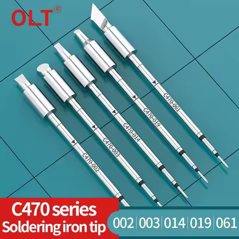 C470 Series Soldering Tips Compatible with JBC T470HD handles C470-019 C470-003 C470-061 C470-002 C4
