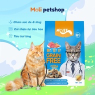 Thức Ăn Cho Mèo MRVET G1 1KG hương cá ngừ không độn ngũ cốc