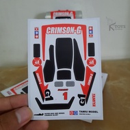 Decal / Stiker Tamiya 18032 Auldey Crimson Glory Custom by Tamiu Model