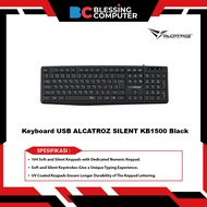 ALCATROZ USB Keyboard Silent KB1500 Black