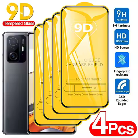 9D Full Cover Tempered Glass for Xiaomi Poco X7 Pro X6 X5 X4 X3 NFC M7 M6 M5 M4 M3 F7 F6 F5 C75 C71 