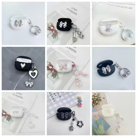 flower case For Skullcandy RAIL / Sesh EVO Case Silicone Earphone cover for Skullcandy Push TWS cove