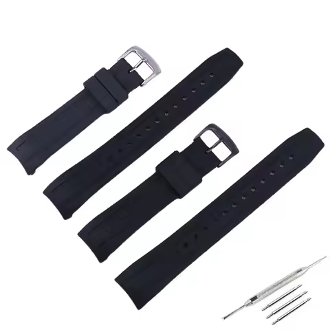 22mm Men silicone watch strap compatible for Citizen E168 B740 BJ2110 BN0085 women rubber sports wri