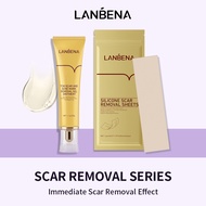 LANBENA Scar Remover Gel+Silicone Scar Removal Sheets for Scar on Legs Remove New& Old Scar Stretch 