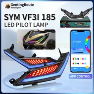 HPMP SYM Mata Gaban SYM VF3I 185 Dynoproject Pilot Lamp Control APP RGB Light Eagle Eye Lampu Dada S