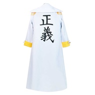 ☆ One Anime Piece Sakazuki Akainu Cosplay Costume Admiral Of The Navy Cloak Coat Roleplay Outfits