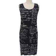 Excellent condition ▲ PLEATS PLEASE PLEASE by Issey Miyake PP41-JK694 Sleeveless Dress, Black & Whit