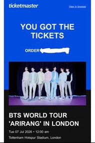 BTS World Tour 演唱會 倫敦 BTS World Tour 'Arirang' in London