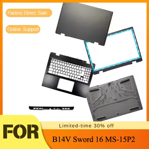 Laptop Screen Back Case LCD Top Cover Frame Bezel Palm Rest Bottom Shell Upper Lower Hinge Case For 