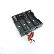 10pcs 4-Slot AA 4 port Battery Storage Box Case 4x1.5v DIY Batteries Clip Holder Container With 2pin