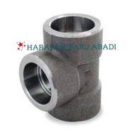 Tee Besi Socket Weld Class 3000 1 1/2" Inch /Tee Carbon Steel Sw 3000