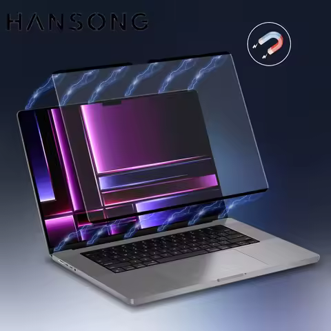 Magnetic HD Screen Protector For Macbook Air 13 M1 A2179 A2337 A2681 Macbook Pro 13 14 15 16 A2289 A