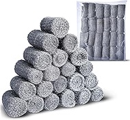 Wool Assortment for Cleaning & Mice Control β 0000 Grade Fine to Coarse Steel Wool Pads & Rolls, Mul