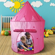 LINWO Gift High Quality Pink Kids Castle Children Tent Toy Tents Educational Toys Early Education
