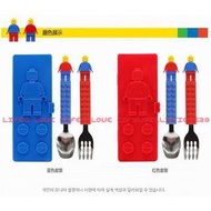 韓國連線預購OXFORD樂高 304不鏽鋼湯叉組餐具&amp;收納盒(共兩色可選)