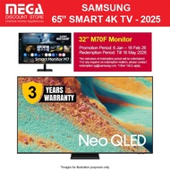 SAMSUNG QA65QN85FAKXXS 65" NEO QLED QN85F 4K SMART TV -Free Slimfit WMT | Free 32" M70F Monitor Rede