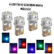 [VG417] 4 LED T10 v2 motorcycle clock face and demi lights in many different colors
