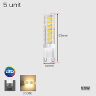SOVER G9 LED BULB 3.5W  5.5W  7W WARM WHITE OR 3COLOR