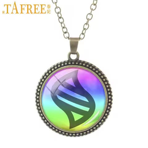 TAFREE 2017 new fashion cartoon case for mega stone necklace glass gem heart charm pendant jewelry c