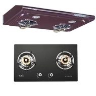 Elba ESHM7598 Cooker Hood + Elba EGHK8842 Glass Hob