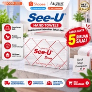 MERAH See-U Economy Red Tissue 150 Sheets 1 Ply/ Kitchen Tissue/ Kitchen Tissue/