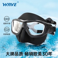 Anti-kabus profesional gelombang cermin bingkai besar menyelam percuma snorkelling skuba muka penuh 
