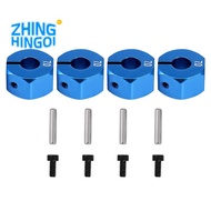RC Blue Aluminum 7.0 Wheel Hex 12mm Drive with Pins Screws 4P HSP HPI Tamiya Ca