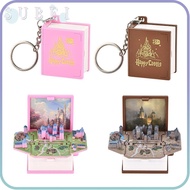 SULIN Keychain Toys Castle Book Gift Fold Anxiety Stress Relief