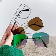 DE83 - Korean Women's Fashion Glasses Anti-UV Oversized Glasses Square Lens Glasses UV400 Sunglasses