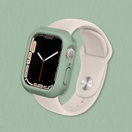 Apple Watch 9/8/SE2/7/6/SE/5/4 邊框保護殼-鼠尾草綠