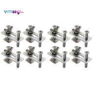 8PCS T-Track Mini Hold Down Clamp Kit, Compatible with 3018-PRO/3018-MX3/3018-PROVer CNC Router Mach