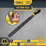 Deli Fitter File / Alat Kikir Besi Setengah Bulat 6 Inch Alat Perkakas DL66106