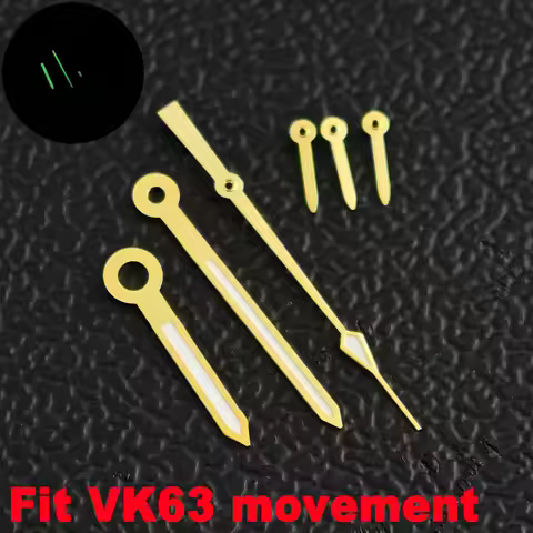 Watch Hand VK63 Quartz Movement Watch Accessories Hand Gold/Silver Hand Watch Replacement Accessorie