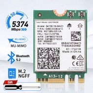 Intel WiFi 6E AX210 Wireless Card Bluetooth 5.2 AX NGFF M.2 Free screwdriver