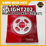 KEEWAY K-LIGHT202 REAR SPROCKET 428 (41T) KLIGHT 202 K LIGHT 202