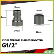 NuEra 304 Stainless Steel Faucet Adapter Nozzle Faucet Connector G1/2''