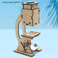 F1MY Kids DIY Microscope Science Set Handmade Science Toy Developmental Toy Educational Toy For Smal