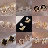 Korean Small Korean Small Earrings with New Exquisite Pearl Beads