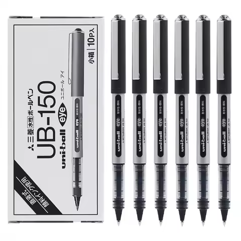 uni-ball Eye Micro UB-150 Gel Pen 0.5mm Black Blue Red Handwriting Rollerball Micro Consistent ink f