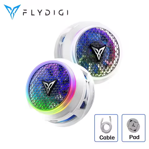 Flydigi B8X Cellphone Cooler Frequency Conversion Super Heat Dissipation Magnetic Radiator RGB Light