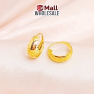 Subang Bulat Emas Bangkok Emas Korea GM Mall Earring Round Gold Plated Jewellery