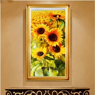 Round Diamond Oil painting sun flowerl Full Diamond painting，bead painting