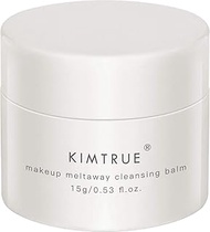 Kimtrue Meltaway Makeup Remover Cleansing Balm to Oil, 2 in1 Makeup Remover Creams for Face, No-Emulsify with Bilberry &amp; Moringa Seed Extracts - Travel Size
