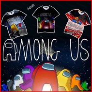 NS Among Us Short Sleeve 3D Printed T-Shirt - Cosplay Costume