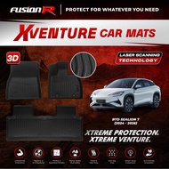 XTREME Fusion R 3D Car Mat Xventure BYD SEALION 7 Waterproof TPE Car Mats Waterproof Custom Fit Prem