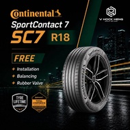 Continental SportContact SC7 R18 235/40Z 225/40Z  245/40Z 265/40Z (with installation)