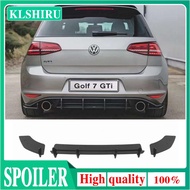 For Volkswagen Golf 7 VII MK7 GTI 2014-2017 car rear lip diffuser