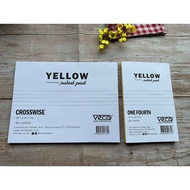 Veco Yellow Pad paper Crosswise / 1/4 Size (1 pad)