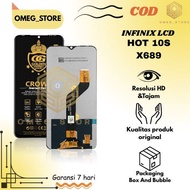 LCD Golden Crown INFIN1X HOT 10S / X689 / X689B / X689D / SMART 6 PLUS / X6823C / TECNO SPARK 7P / V